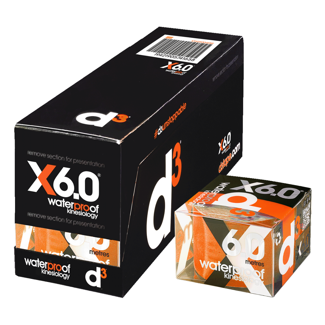 X6.0 – Vízálló kineziológiai tapasz