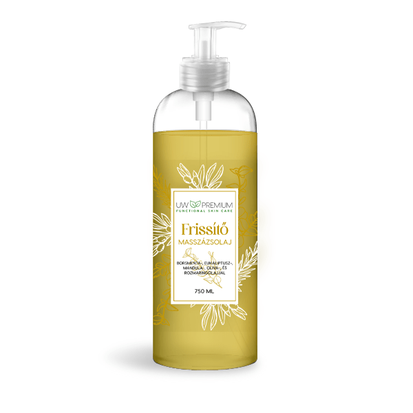 UW Premium Frissítő Masszázsolaj 750 ml